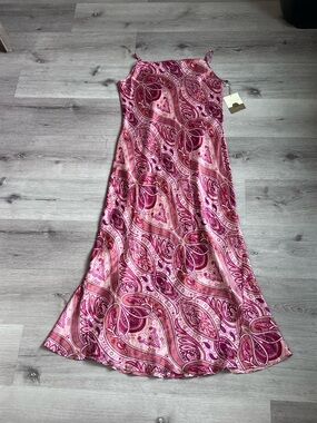 Target Pink Paisley Maxi Skirt